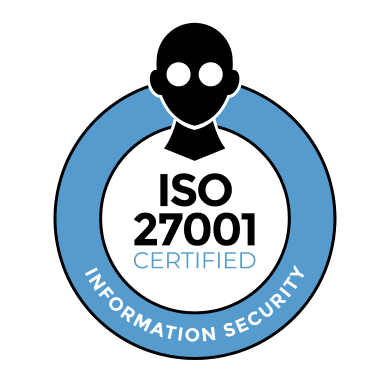 ISO 27001 certification icon for information security compliance